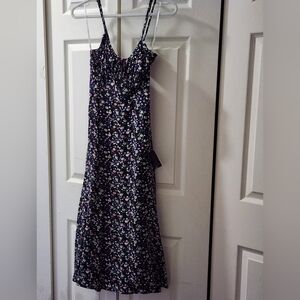 Summer floral midi dress